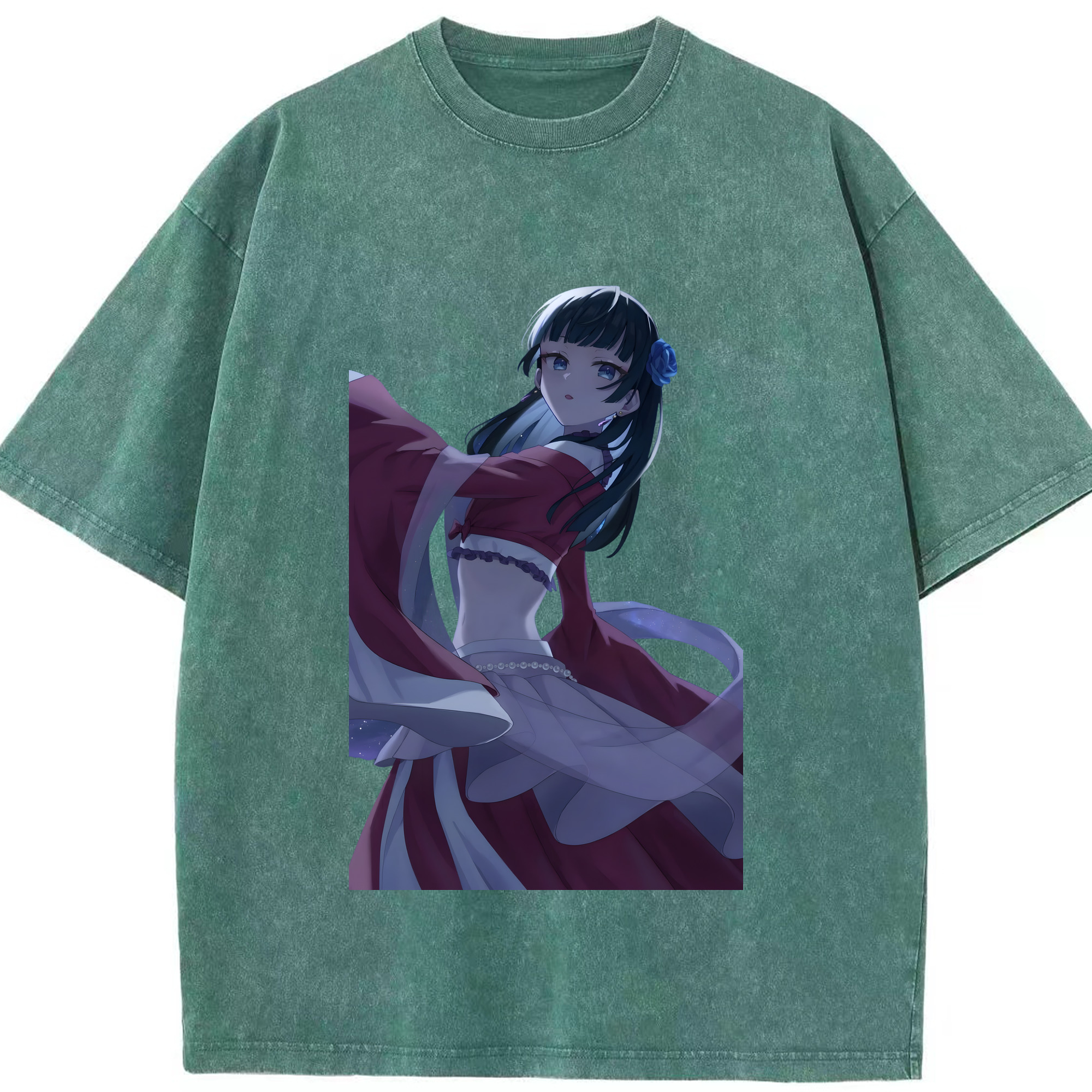（画像用） 薬屋のひとりごと The Apothecary Diaries 綿100% ヴィンテージ風 半袖Tシャツ（フロントプリント）